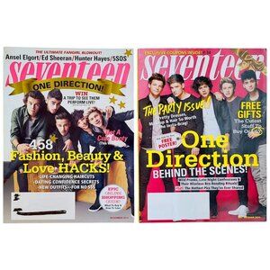 Seventeen Magazine One Direction Liam Payne 5SOS 2013 2014 Taylor Swift Lot Of 2